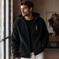 🎯 Nur heute: 50% + versandkostenfrei! Herren-Fleecejacke mit Kapuze und Reißverschluss