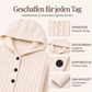 ⏰ Countdown läuft – 50% nur noch 3 Tage! Strick-Cardigan mit Zopfmuster und Kapuze für Damen