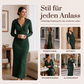 📢📢50% Rabatt!!! 🎉✨ Geripptes Damen-Maxikleid mit Kapuze