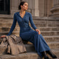 📢📢50% Rabatt!!! 🎉✨ Geripptes Damen-Maxikleid mit Kapuze
