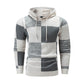 ⏰ Countdown läuft – 50% nur noch 3 Tage! Herren-Casual-Kapuzenstrickpullover mit karierten Patchwork-Elementen
