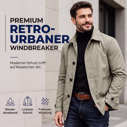 🔥 3.000 Stück in nur 2 Tagen vergriffen – jetzt neu aufgelegt! Wasserdichter mittellanger Trenchcoat für Herren