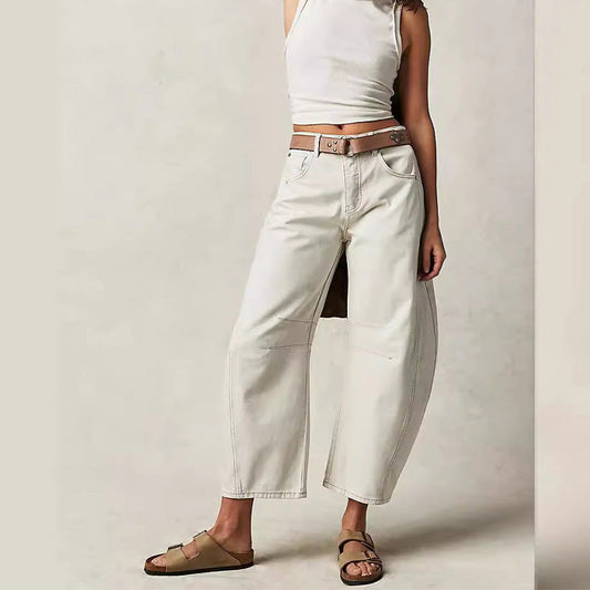 👖 50% Rabatt | Formgebende Kurven & optisch längere Beine – Retro Wide-Leg Jeans