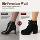 📢📢50%Rabatt!!!🎉✨Damen-Stiefeletten mit Blockabsatz und Plateausohle