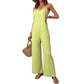 📢📢50%Rabatt!!!🎉✨Damen-Casual-Jumpsuit mit V-Ausschnitt und Spaghettiträgern