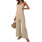 📢📢50%Rabatt!!!🎉✨Damen-Casual-Jumpsuit mit V-Ausschnitt und Spaghettiträgern