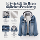 🚀 Der neue Favorit ist da – und er ist schon ein Verkaufsschlager! Damen Jeansjacke mit Kapuze, Lagenlook und warmem Futter