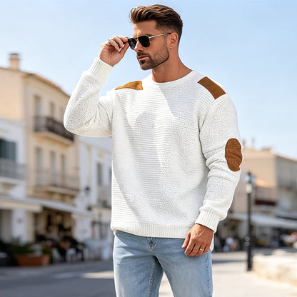 🔥 Die Nummer 1 der Bestseller-Liste – direkt halbiert! Gestrickter Rundhalspullover für Herren