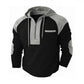 📢📢50% Rabatt!!! 🎉✨ Herren Freizeit Patchwork Waffelstrick Hoodie