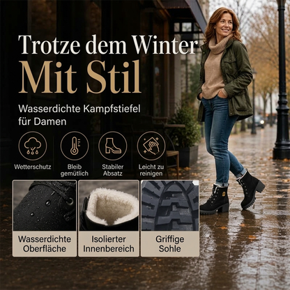 🧤 Alles für deine Wohlfühl-Momente – jetzt zum halben Preis! Damen Winterstiefel mit klobigem Blockabsatz