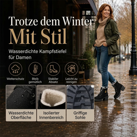 🧤 Alles für deine Wohlfühl-Momente – jetzt zum halben Preis! Damen Winterstiefel mit klobigem Blockabsatz