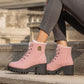 🧤 Alles für deine Wohlfühl-Momente – jetzt zum halben Preis! Damen Winterstiefel mit klobigem Blockabsatz