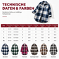 🔥 Die neuen Lieblingsteile sind da – und sie sind schon jetzt ein Hit! Legeres kariertes Damen-Hemdjacke mit Knopfleiste in langem Schnitt