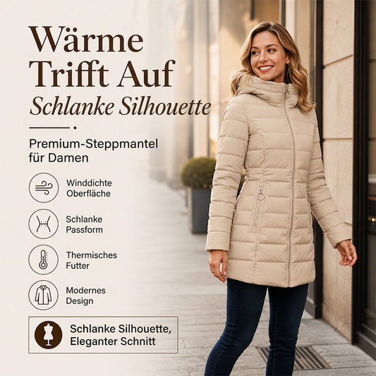 👥 Über 80.000 Käufer haben bereits zugeschlagen! Damen-Wintermantel mit Kapuze und Isolierung