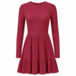📢📢50% Rabatt!!! 🎉✨ Gestreiftes figurbetontes Freizeitkleid für Damen