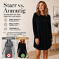 🔥 Der Artikel, der innerhalb von Stunden vergriffen ist – jetzt neu aufgelegt! Langarm-T-Shirt-Kleid für Damen mit Taschen