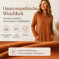 🔥 Der Artikel, der innerhalb von Stunden vergriffen ist – jetzt neu aufgelegt! Langarm-T-Shirt-Kleid für Damen mit Taschen