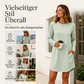 🔥 Der Artikel, der innerhalb von Stunden vergriffen ist – jetzt neu aufgelegt! Langarm-T-Shirt-Kleid für Damen mit Taschen