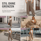 📢🎉50%Rabatt!!!🛍️✨Gerippte Damen-Weithosen aus Strick