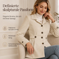 🌟 Der Look, den alle suchen – bei uns 50% günstiger! Elegante taillierte Damen-Mantel mit Knopfleiste
