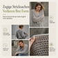 📢🎉50%Rabatt!!!🛍️✨Damen-Lang-Cardigan im Zopfmuster mit Stehkragen, Staubmantel-Pullovermantel