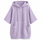 📢🎉50%Rabatt!!!🛍️✨Lässiges einfarbiges Kapuzensweatshirt für Damen