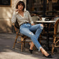 🙌 70% Wiederkaufquote – Qualität überzeugt! Damen-Jeans im Retrostil, used-Look mit Rissen