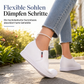 📊 Über 200.000 Verkäufe – Dankeschön mit 50% Rabatt! Damen-Slipper aus weichem Leder mit versteckter Erhöhung, flache rutschfeste Sohle