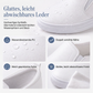 📊 Über 200.000 Verkäufe – Dankeschön mit 50% Rabatt! Damen-Slipper aus weichem Leder mit versteckter Erhöhung, flache rutschfeste Sohle