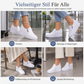 📊 Über 200.000 Verkäufe – Dankeschön mit 50% Rabatt! Damen-Slipper aus weichem Leder mit versteckter Erhöhung, flache rutschfeste Sohle