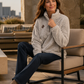 🌟 Der Look, den alle suchen – bei uns 50% günstiger! Bequemer, locker sitzender Damen-Halbzip-Pullover