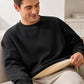 📢🎉50%Rabatt!!!🛍️✨Herren-Sweatshirt mit Fleecefutter und Rundhalsausschnitt