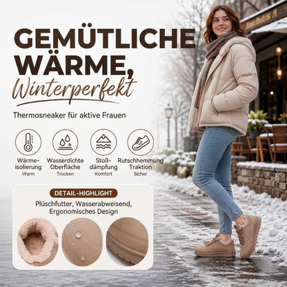 ⌛ Nur solange Vorrat reicht – danach regulärer Preis! Damen-Plüschgefütterte rutschfeste Schneestiefel