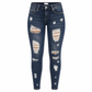 📢🎉50%Rabatt!!!🛍️✨Damen High Waist Ripped Skinny Jeans, Destroyed Dehnbare Denim-Hose