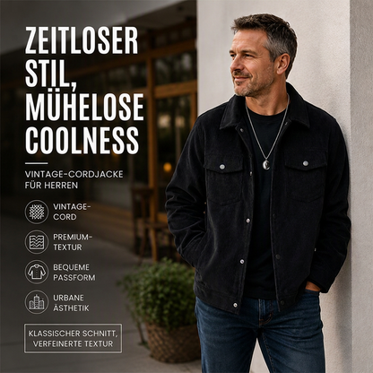 Retro-Cordjacke für Herren