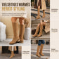 📢📢50% Rabatt!!! 🎉✨ Damen Überkniestiefel aus Wildleder mit Blockabsatz