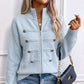 📢📢50%Rabatt!!!🎉✨Lässige Damen-Strickjacke mit doppeltem Reißverschluss