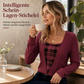 🔥Beliebtes Produkt ！✨Kariertes Strickoberteil für Damen im Layering-Look