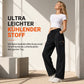 Legere Damen-Cargo-Jogginghose, lockere Passform, schnell trocknend, atmungsaktiv, lange Hose mit Taschen