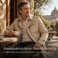 Herren Freizeit-Windjacke aus reiner Baumwolle, Arbeitsjacke für Frühling und Herbst