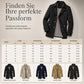 Herren Freizeit-Windjacke aus reiner Baumwolle, Arbeitsjacke für Frühling und Herbst
