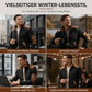 📢🎉50%Rabatt!!!🛍️✨Herren-Farbblock-Jacke mit warmem Futter und Reißverschluss