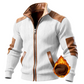 📢🎉50%Rabatt!!!🛍️✨Herren-Farbblock-Jacke mit warmem Futter und Reißverschluss