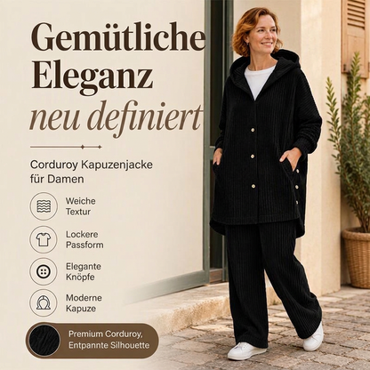 ⭐ 4,9 Sterne – nicht ohne Grund!	 Warme, lässige Cordjacke für Damen im Winter