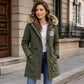 👥 Über 80.000 Käufer haben bereits zugeschlagen! Damen-Parka-Jacke mit warmem Futter und Kapuze