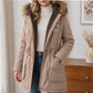 👥 Über 80.000 Käufer haben bereits zugeschlagen! Damen-Parka-Jacke mit warmem Futter und Kapuze
