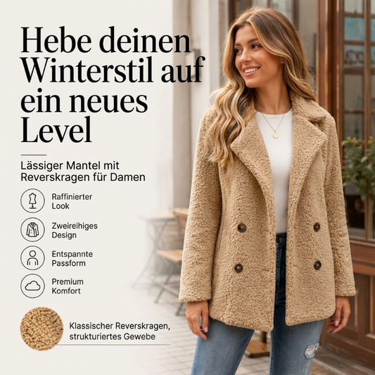 Warme, kuschelige Winterjacke für Damen
