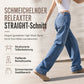 🌙 Heute um Mitternacht vorbei – verpassen Sie es nicht, sonst warten Sie ein Jahr! Damen Retro-Jeans mit hoher Taille und weitem Bein