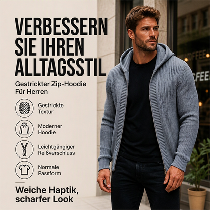 🏃‍♀️ Es wird im Akkord weggeschnappt – zögern Sie nicht! Legerer Kapuzen-Strickpullover mit Reißverschluss für Herren