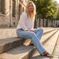 ⏰ Countdown läuft – 50% nur noch 3 Tage! Weite Jeans für Damen mit vorderen Nähten